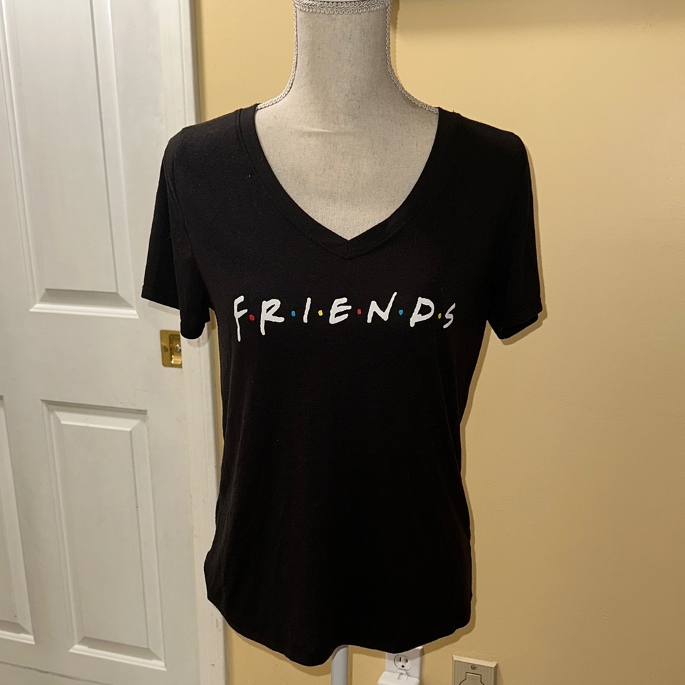 Black Graphic Tee - Friends